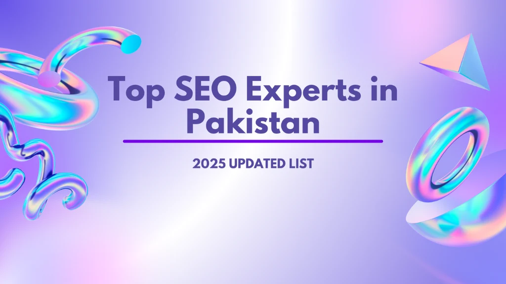 top seo experts in pakistan