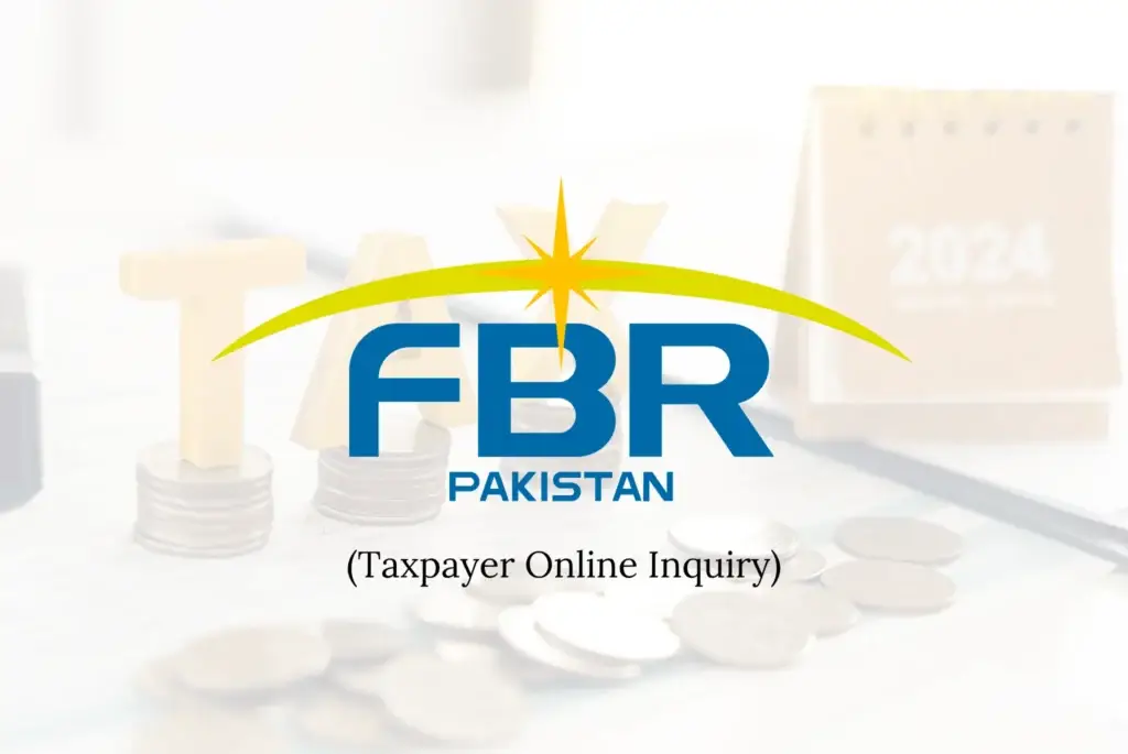FBR Taxpayer Online Inquiry Certificate of NexPrime Agency