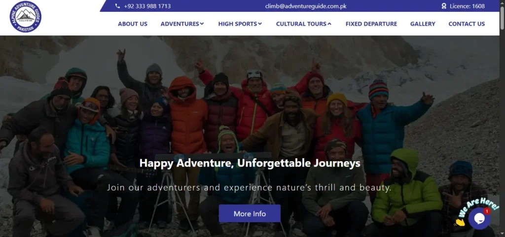 Tour Business website creation